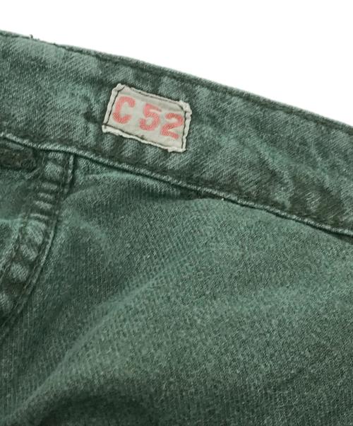 スウェーデン軍（スウェーデングン）スウェーデン軍 (スウェーデングン) ミリタリーパンツ グリーン サイズ:不明の古着・服飾アイテム