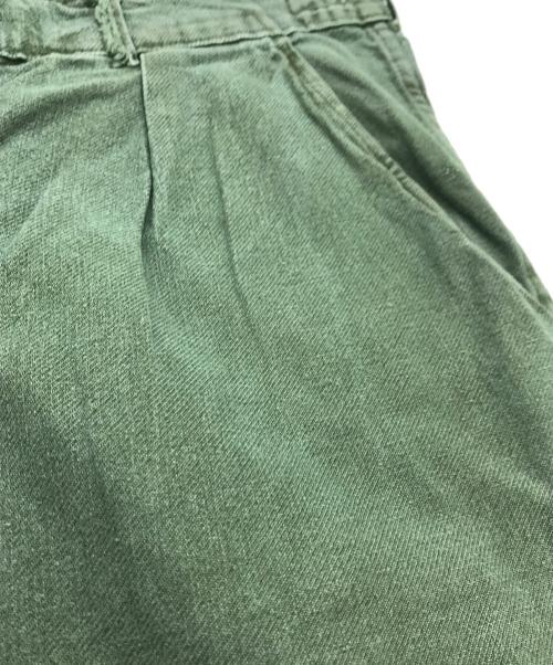 スウェーデン軍（スウェーデングン）スウェーデン軍 (スウェーデングン) ミリタリーパンツ グリーン サイズ:不明の古着・服飾アイテム