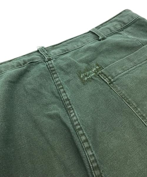 スウェーデン軍（スウェーデングン）スウェーデン軍 (スウェーデングン) ミリタリーパンツ グリーン サイズ:不明の古着・服飾アイテム