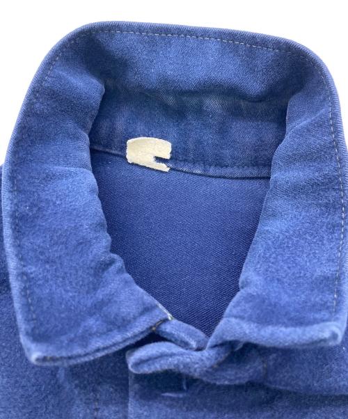 USED（ユーズド）USED (ユーズド) モールスキンカバーオールジャケット ネイビー サイズ:	SIZE 46の古着・服飾アイテム