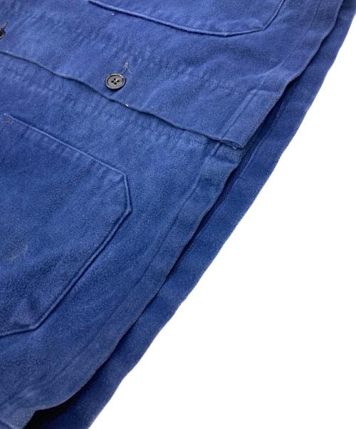 USED（ユーズド）USED (ユーズド) モールスキンカバーオールジャケット ネイビー サイズ:	SIZE 46の古着・服飾アイテム