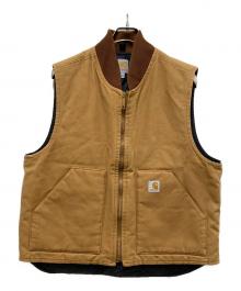 CarHartt（カーハート）の古着「DUCK VEST ARCTIC QUILT LINED」｜ブラウン