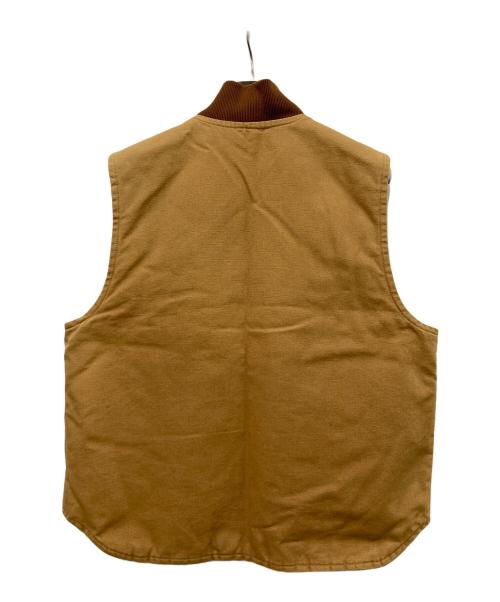 CarHartt（カーハート）CarHartt (カーハート) DUCK VEST ARCTIC QUILT LINED ブラウン サイズ:Lの古着・服飾アイテム