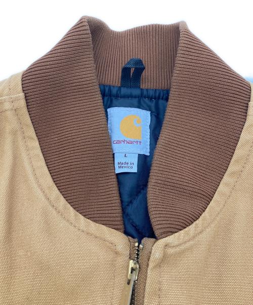 CarHartt（カーハート）CarHartt (カーハート) DUCK VEST ARCTIC QUILT LINED ブラウン サイズ:Lの古着・服飾アイテム