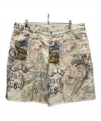 NIKEナイキ）の古着「AIR JDN PG AOP SHORT SAIL」｜ホワイト
