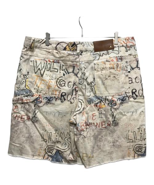 NIKE（ナイキ）NIKE (ナイキ) AIR JDN PG AOP SHORT SAIL ホワイト サイズ:	SIZE 38の古着・服飾アイテム