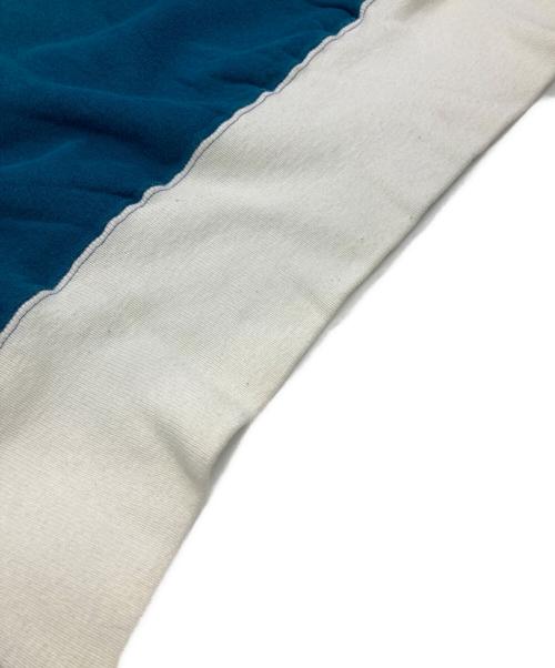 Champion（チャンピオン）Champion (チャンピオン) 90sツートンパターンスウィーブスウェット ブルー サイズ:Lの古着・服飾アイテム