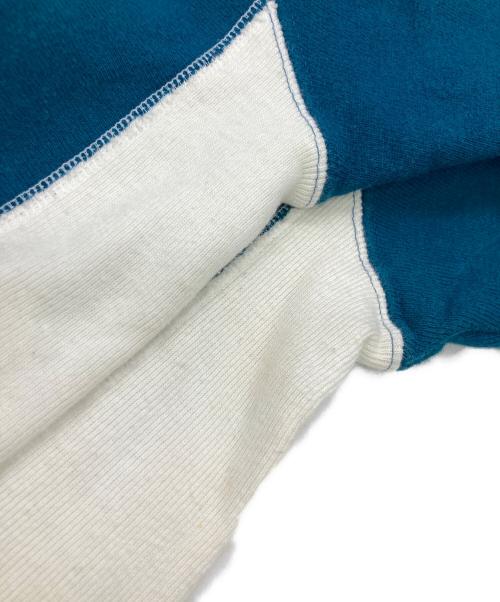 Champion（チャンピオン）Champion (チャンピオン) 90sツートンパターンスウィーブスウェット ブルー サイズ:Lの古着・服飾アイテム