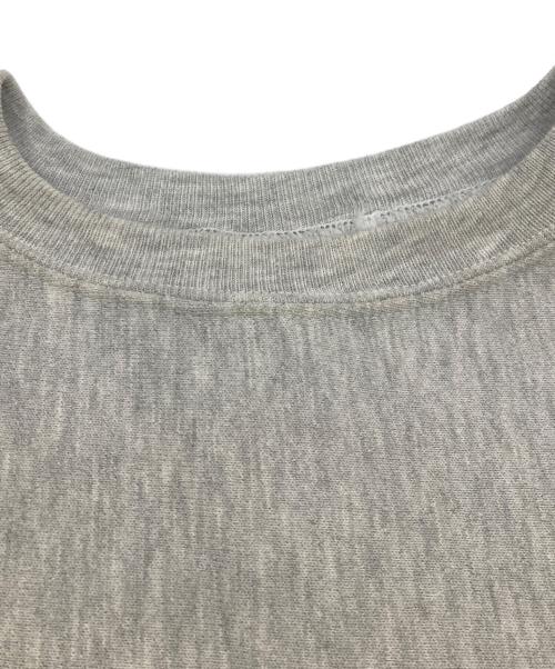 Champion（チャンピオン）Champion (チャンピオン) クレイジーパターンリバースウィーブスウェット グレー×ネイビー×グリーン サイズ:	SIZE Lの古着・服飾アイテム