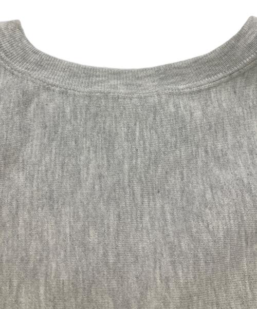 Champion（チャンピオン）Champion (チャンピオン) クレイジーパターンリバースウィーブスウェット グレー×ネイビー×グリーン サイズ:	SIZE Lの古着・服飾アイテム