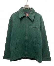 JOHNSON WOOLEN MILLS（ジョンソンウーレンミルズ）の古着「ウールスポーツジャケット」｜グリーン