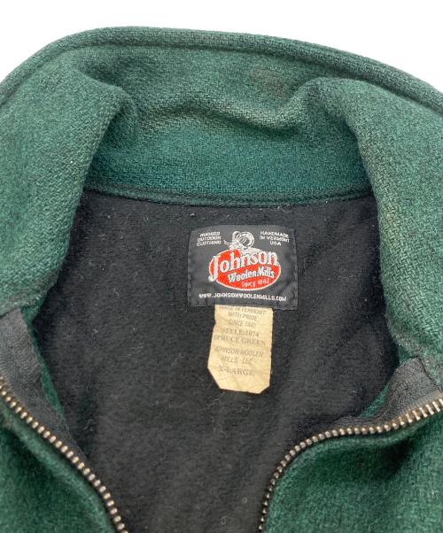 JOHNSON WOOLEN MILLS（ジョンソンウーレンミルズ）Johnson Woolen Mills (ジョンソンウーレンミルズ) ウールスポーツジャケット グリーン サイズ:XLの古着・服飾アイテム
