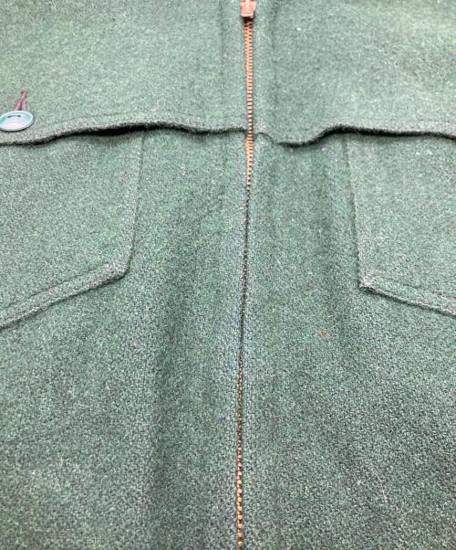 JOHNSON WOOLEN MILLS（ジョンソンウーレンミルズ）Johnson Woolen Mills (ジョンソンウーレンミルズ) ウールジャケット グリーン サイズ:15の古着・服飾アイテム