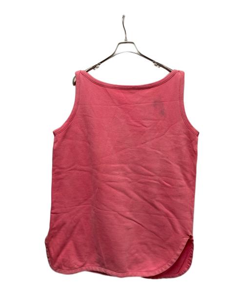 SPRUCE（スプルース）SPRUCE (スプルース) 60s染み込みプリントノースリーブスウェット ピンク サイズ:	SIZE XLの古着・服飾アイテム