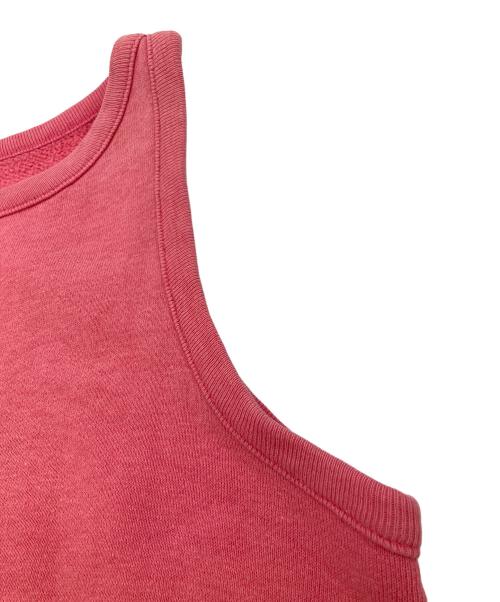 SPRUCE（スプルース）SPRUCE (スプルース) 60s染み込みプリントノースリーブスウェット ピンク サイズ:	SIZE XLの古着・服飾アイテム