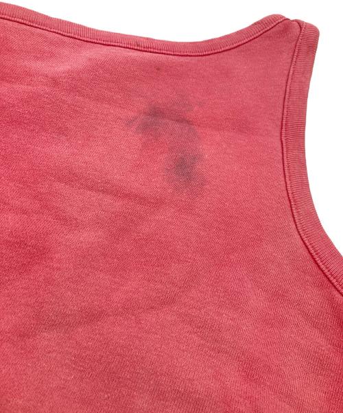 SPRUCE（スプルース）SPRUCE (スプルース) 60s染み込みプリントノースリーブスウェット ピンク サイズ:	SIZE XLの古着・服飾アイテム