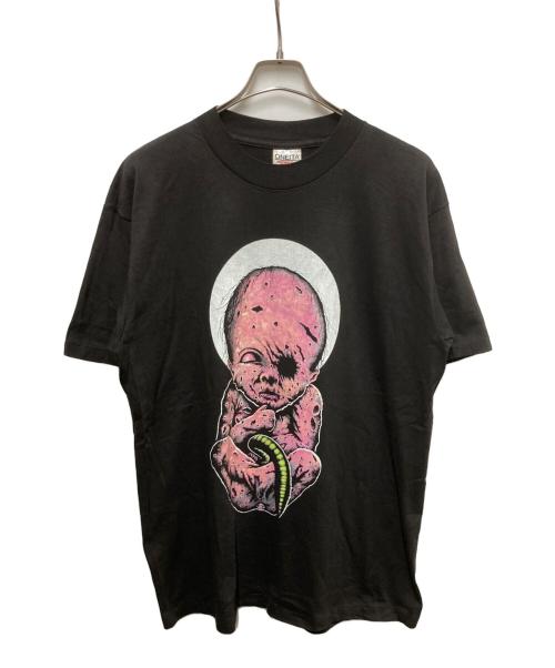 ONEITA（オニータ）ONEITA (オニータ) MIND Scratch squeal Tシャツ ブラック サイズ:Ｌの古着・服飾アイテム