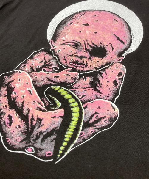 ONEITA（オニータ）ONEITA (オニータ) MIND Scratch squeal Tシャツ ブラック サイズ:Ｌの古着・服飾アイテム