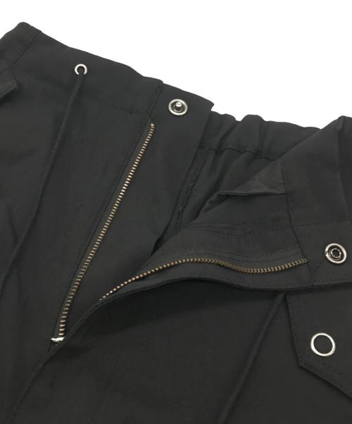 THROW（スロー）THROW (スロー) OVER LOOSE CARGO パンツ ブラック サイズ:	SIZE 0の古着・服飾アイテム