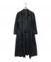 GIORGIO ARMANI（ジョルジョアルマーニ）の古着「リネンガウンコート/Linen gown coat」｜ブラック
