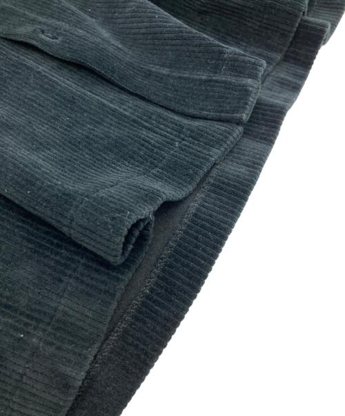 GIORGIO ARMANI（ジョルジオアルマーニ）GIORGIO ARMANI (ジョルジオアルマーニ) ボタンダウンコーデュロイシャツ ブラック サイズ:US38の古着・服飾アイテム