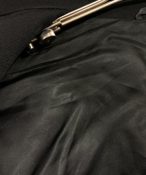 GUCCI（グッチ）GUCCI (グッチ) Wool Gabardine Flare Sleeve Coat/ウールギャバフレアスリーブコート ブラック サイズ:42の古着・服飾アイテム