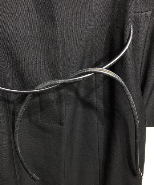 GUCCI（グッチ）GUCCI (グッチ) Wool Gabardine Flare Sleeve Coat/ウールギャバフレアスリーブコート ブラック サイズ:42の古着・服飾アイテム