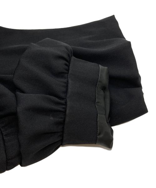 GUCCI（グッチ）GUCCI (グッチ) Wool Gabardine Flare Sleeve Coat/ウールギャバフレアスリーブコート ブラック サイズ:42の古着・服飾アイテム