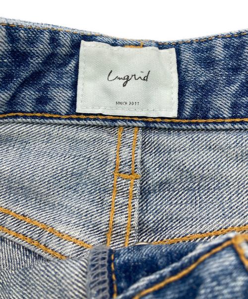 UNGRID（アングリッド）Ungrid (アングリッド) ハイウエストルーズストレートデニム インディゴ サイズ:24の古着・服飾アイテム