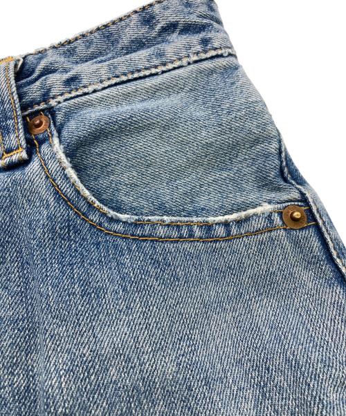 UNGRID（アングリッド）Ungrid (アングリッド) ハイウエストルーズストレートデニム インディゴ サイズ:24の古着・服飾アイテム