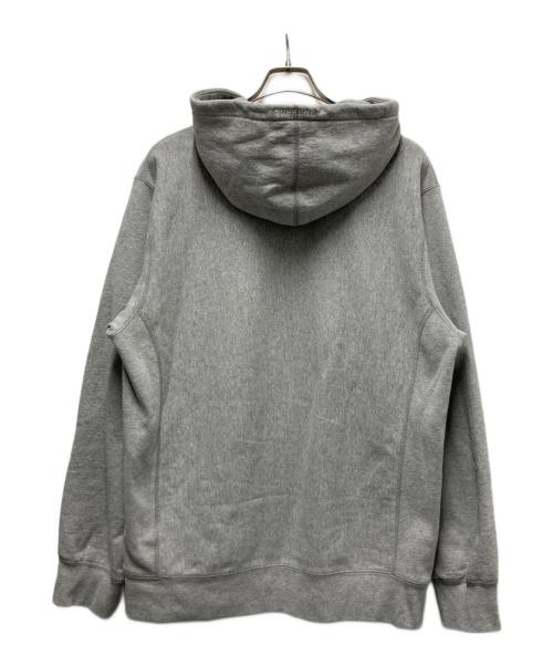 SUPREME（シュプリーム）Supreme (シュプリーム) S logo Quilted Hooded Sweatshirt グレー サイズ:Lの古着・服飾アイテム