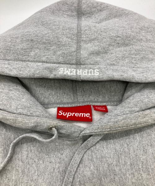 SUPREME（シュプリーム）Supreme (シュプリーム) S logo Quilted Hooded Sweatshirt グレー サイズ:Lの古着・服飾アイテム
