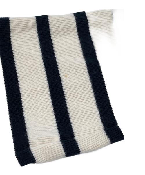 JIL SANDER+（ジルサンダープラス）JIL SANDER+ (ジルサンダープラス) バックロゴボーダーカットソー ベージュ サイズ:Mの古着・服飾アイテム