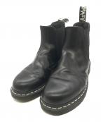 Dr.Martensドクターマーチン）の古着「ホワイトステッチチェルシーブーツ」｜ブラック
