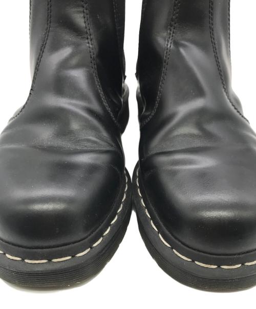 Dr.Martens（ドクターマーチン）Dr.Martens (ドクターマーチン) ホワイトステッチチェルシーブーツ ブラック サイズ:SIZE US9　(27cm)の古着・服飾アイテム