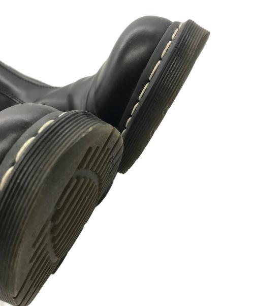 Dr.Martens（ドクターマーチン）Dr.Martens (ドクターマーチン) ホワイトステッチチェルシーブーツ ブラック サイズ:SIZE US9　(27cm)の古着・服飾アイテム