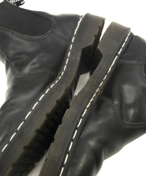 Dr.Martens（ドクターマーチン）Dr.Martens (ドクターマーチン) ホワイトステッチチェルシーブーツ ブラック サイズ:SIZE US9　(27cm)の古着・服飾アイテム