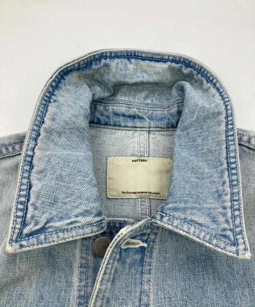 POTTERY（-）POTTERY (-) デニムカバーオールジャケット インディゴ サイズ:3の古着・服飾アイテム