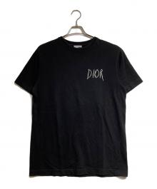 DIOR HOMME（ディオール オム）の古着「刺繍ロゴ 半袖Tシャツ/Logo Tee」｜ブラック