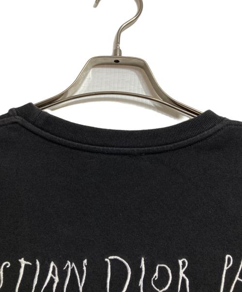 DIOR HOMME（ディオール オム）DIOR HOMME (ディオール オム) 刺繍ロゴ 半袖Tシャツ/Logo Tee ブラック サイズ:Mの古着・服飾アイテム
