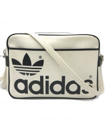 adidas（アディダス）の古着「80-90sヴィンテージスポーツショルダーバッグ」｜ホワイト