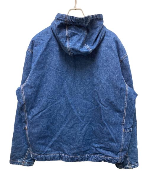RIGGS WORKWEAR by Wrangler（リグスワークウェアバイラングラー）RIGGS WORKWEAR by Wrangler (リグスワークウェアバイラングラー) デニムフーデッドジャケット インディゴ サイズ:Lの古着・服飾アイテム