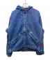 RIGGS WORKWEAR by Wrangler（リグスワークウェアバイラングラー）の古着「デニムフーデッドジャケット」｜インディゴ