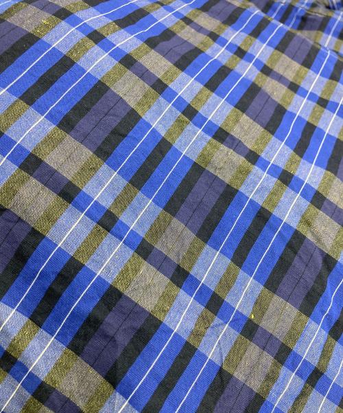 ATON（エイトン）ATON (エイトン) ビッグトートバッグ ブルーの古着・服飾アイテム