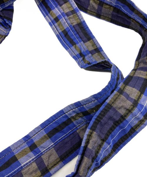 ATON（エイトン）ATON (エイトン) ビッグトートバッグ ブルーの古着・服飾アイテム