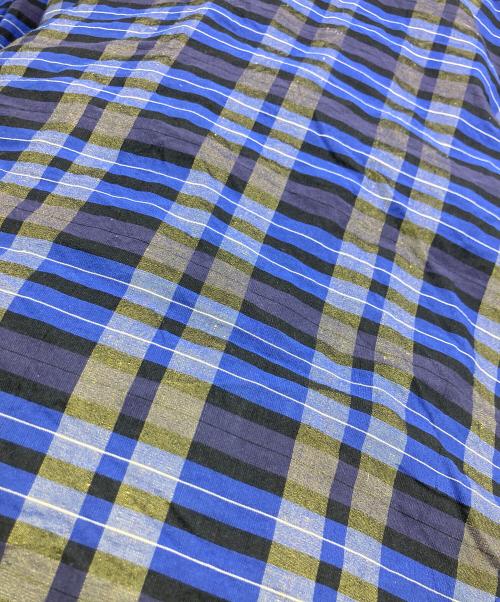 ATON（エイトン）ATON (エイトン) ビッグトートバッグ ブルーの古着・服飾アイテム