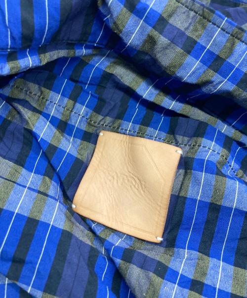 ATON（エイトン）ATON (エイトン) ビッグトートバッグ ブルーの古着・服飾アイテム