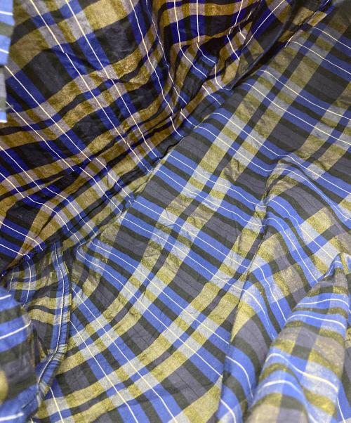 ATON（エイトン）ATON (エイトン) ビッグトートバッグ ブルーの古着・服飾アイテム