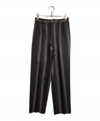 ISSEY MIYAKE MENイッセイミヤケメン）の古着「絣ストライプスラックス/Kasuri stripe slacks / Trousers」｜グレー