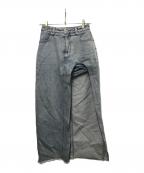 darichダーリッチ）の古着「フロントオープンデニムロングスカート」｜インディゴ